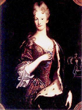 Giovanni da san giovanni Portrait of Elizabeth Farnese Norge oil painting art